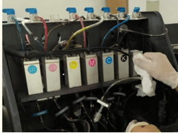 UV打印機(jī)的飛墨問題